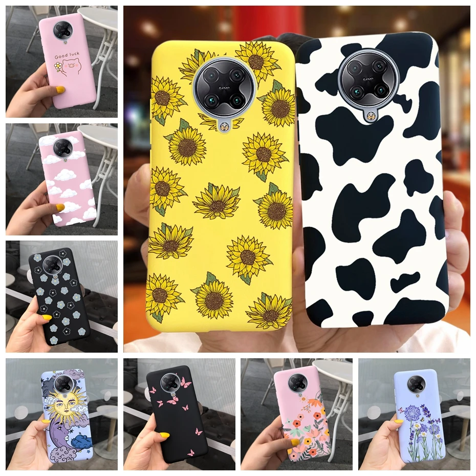 Чехол Poco F2 Pro, милый силиконовый чехол ярких цветов с принтом для телефона Xiaomi Poco F2 Pro F 2 F2Pro, мягкие задние чехлы из ТПУ