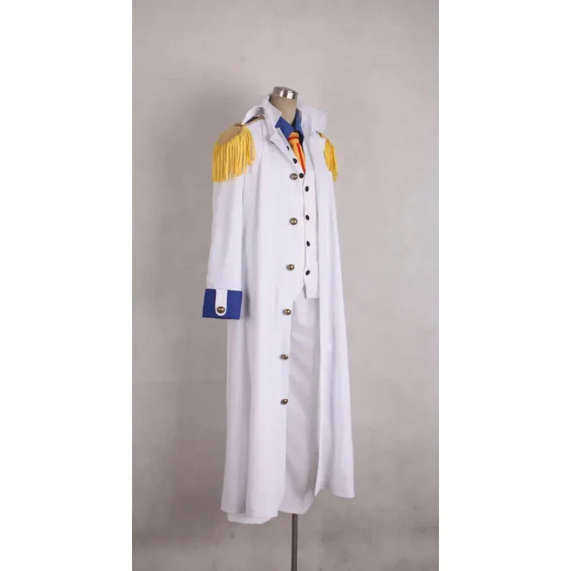 Aokiji Kuzan Темно-синяя униформа Адмирал Косплей Костюм B12