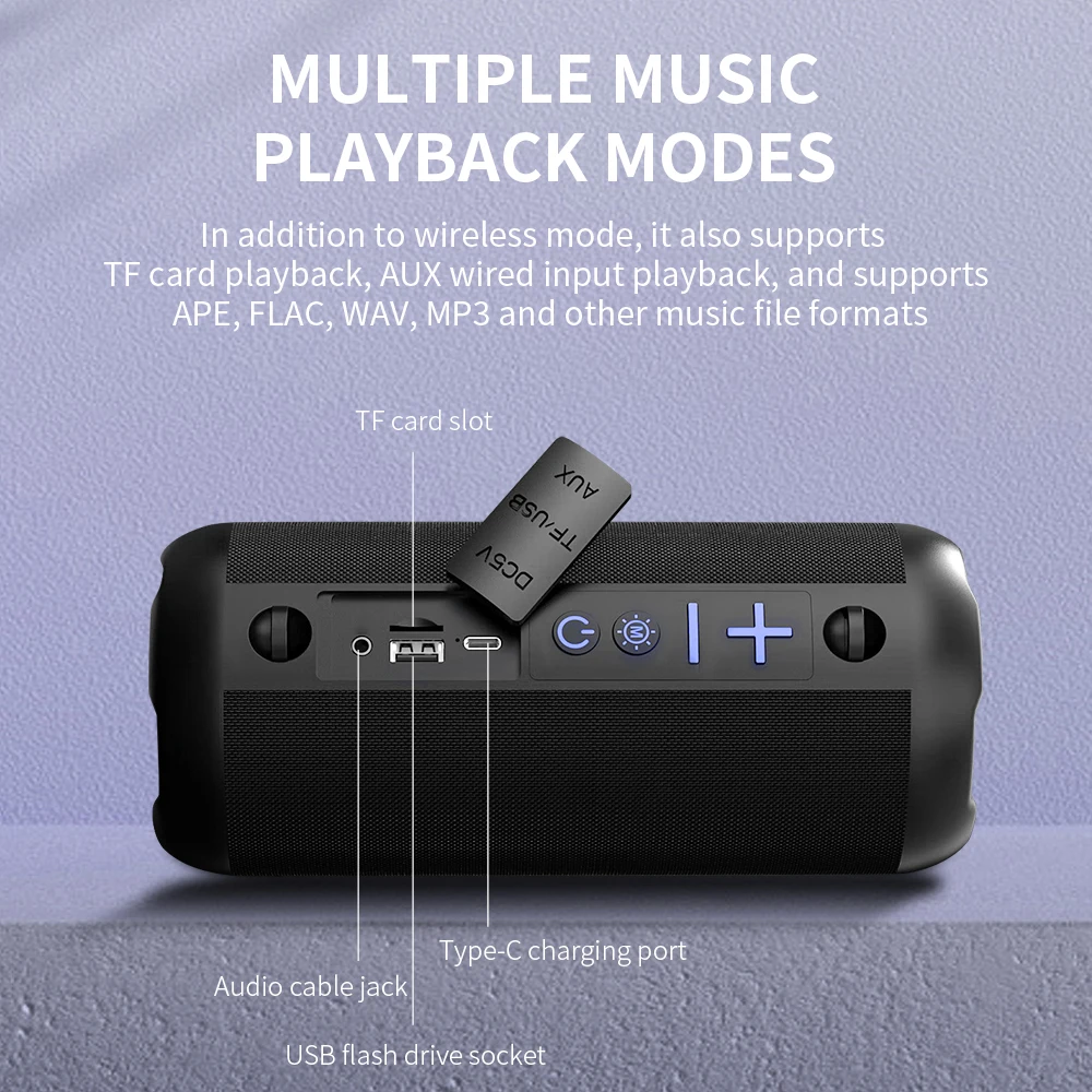 Cyboris S9 Портативный Bluetooth-динамик 30 Вт IPX6 Водонепроницаемый Мощный звуковой ящик
