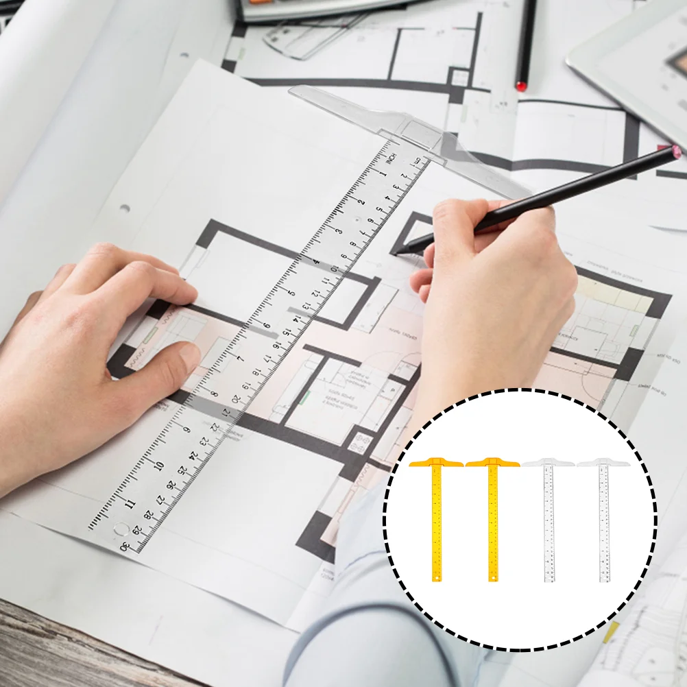 

Ruler T Square Drawing Small Drafting Slidingsewing Acrylic Dry Wall Measuringmichaels