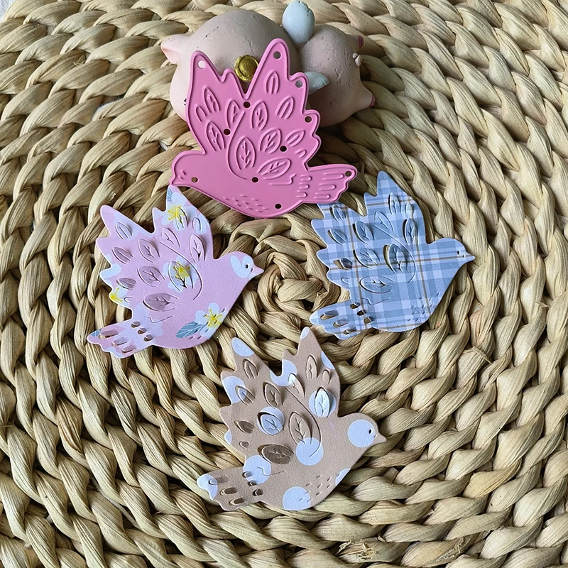 Новинка металлическая Форма для высечки голубей рельефное украшение