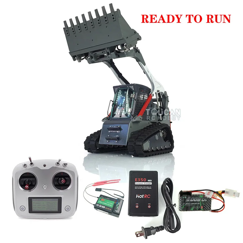 LESU 1/14 Aoue-Lt5 металлический Гидравлический Гусеничный мини-погрузчик с