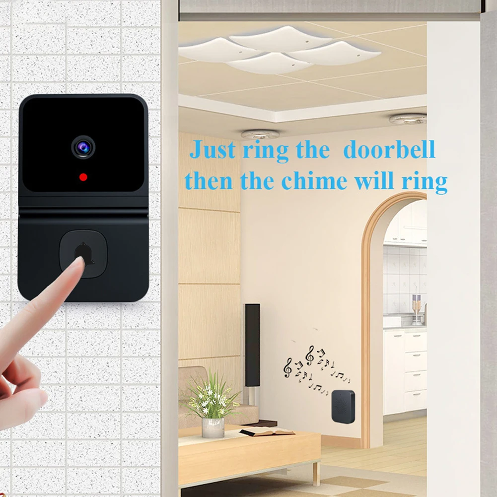 

Home Doorbell 2.4GHz WiFi Visual Door Phone 100 Degree Wide Angle Doorbell Camera Live Intercom RF 433MHZ Ding Dong Kement/Tuya