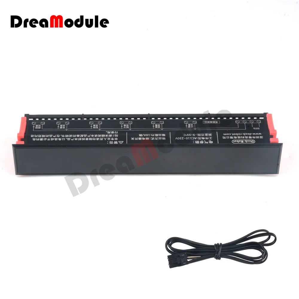 

AC110-230V Aquarium Temperature Controller 6-way Relay Output Heating Cooling Function Temperature and Humidity Controller