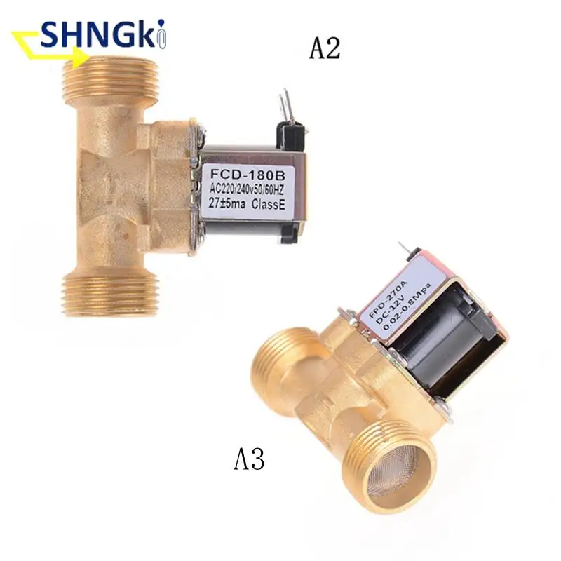 

Латунный электромагнитный клапан ZLinKJ 3/4", 12В, 220В