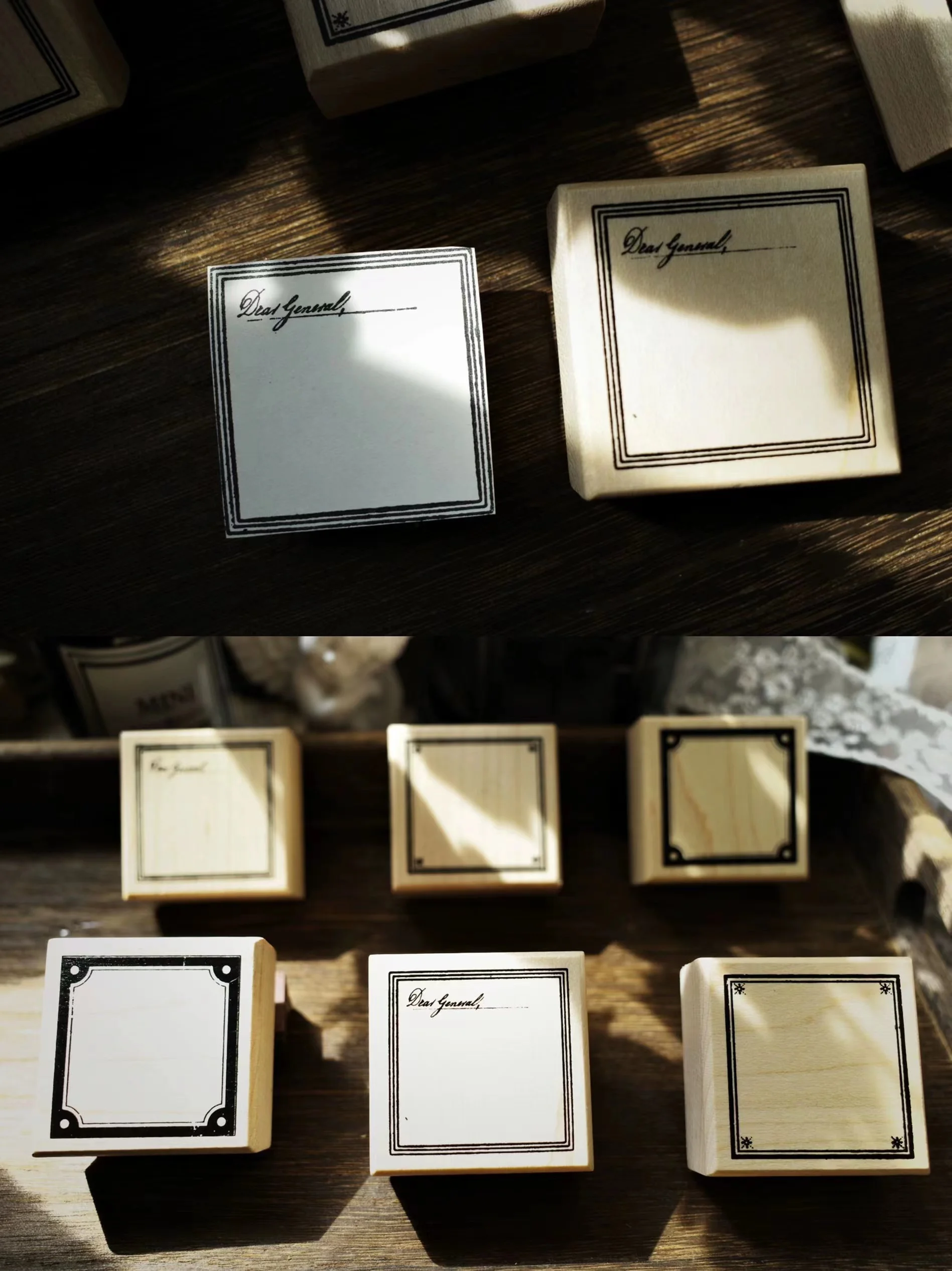 Винтажные рамки для пленки деревянный резиновый штамп сделай сам скрапбукинга