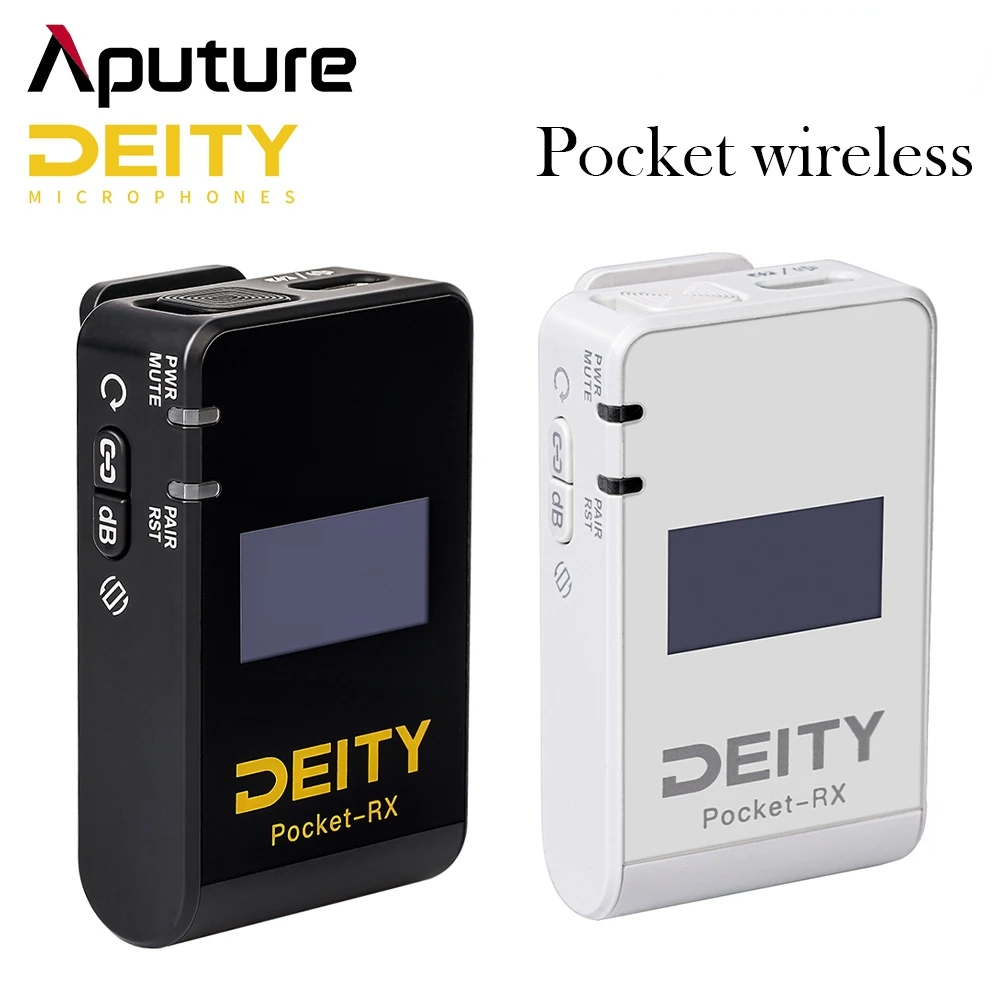 

Aputure Deity Pocket Wireless Microphone 2.4Ghz 25mw Transmitter TRRS 3.5mm For Vlog Video DSLR Smartphone Interview Recording