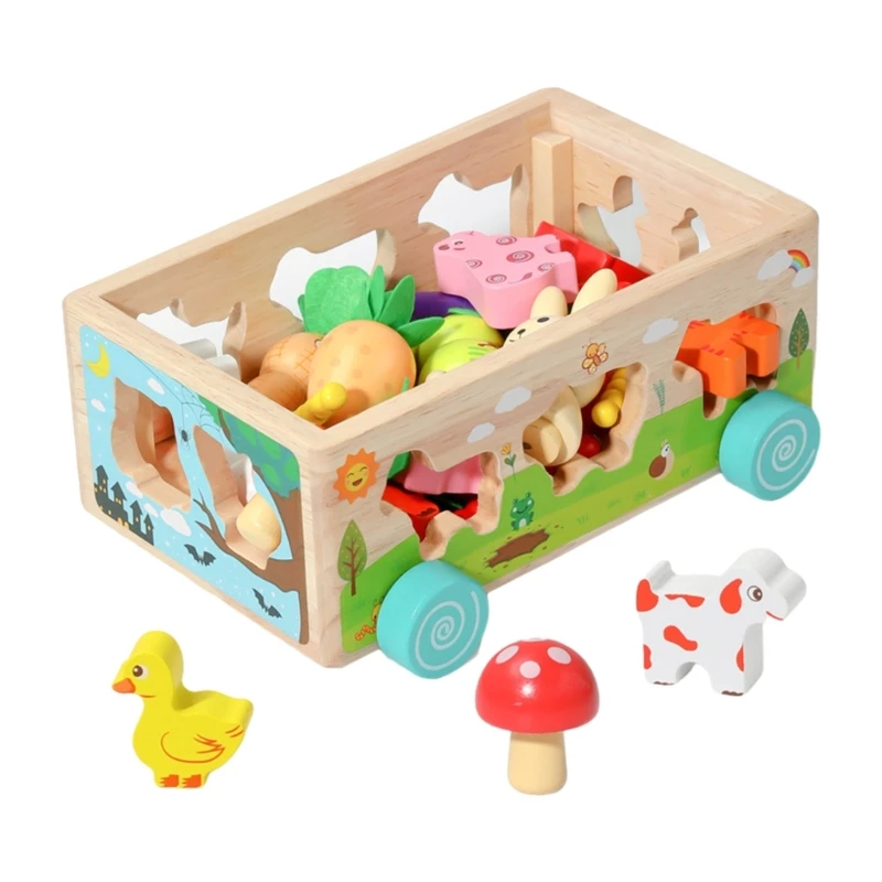 

Educational Toy Wooden Game Set Children Funny Improve Intelligence Toy Age 3-5 Kindergarten Magnetic Toy