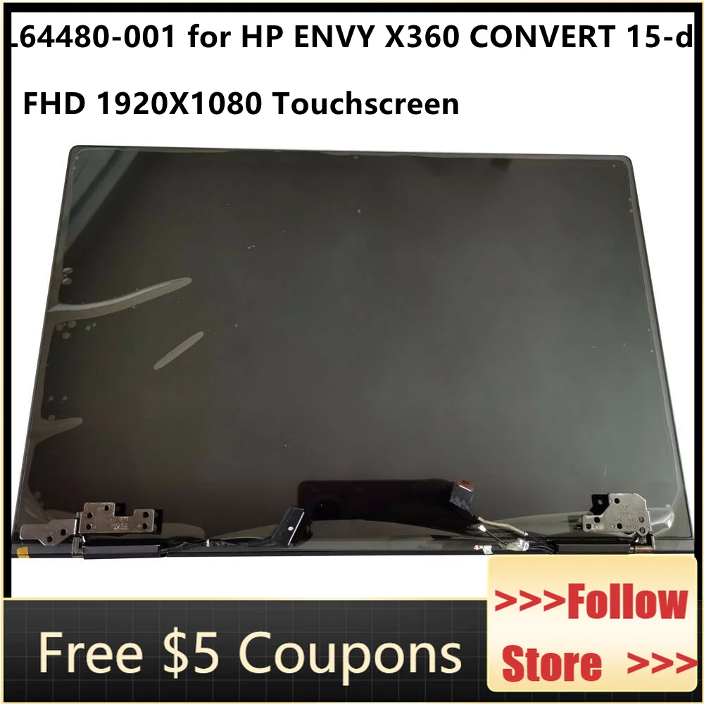 

15.6 L53545-001 L53548-001 For HP ENVY X360 15-DR 15M-DR 15T-DR 15-DR0012DX LCD Touch Digitizer Screen FHD UHD Complete Assembly