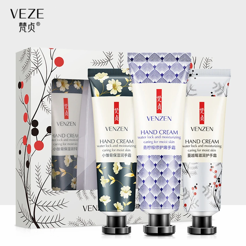 Set Mini Cute Hand Lotions Nourishing Anti-aging Oil Control Winter Hand Care
