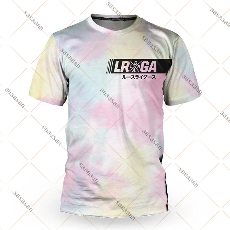 Футболка для мотокросса свободного покроя Джерси с коротким рукавом езды на