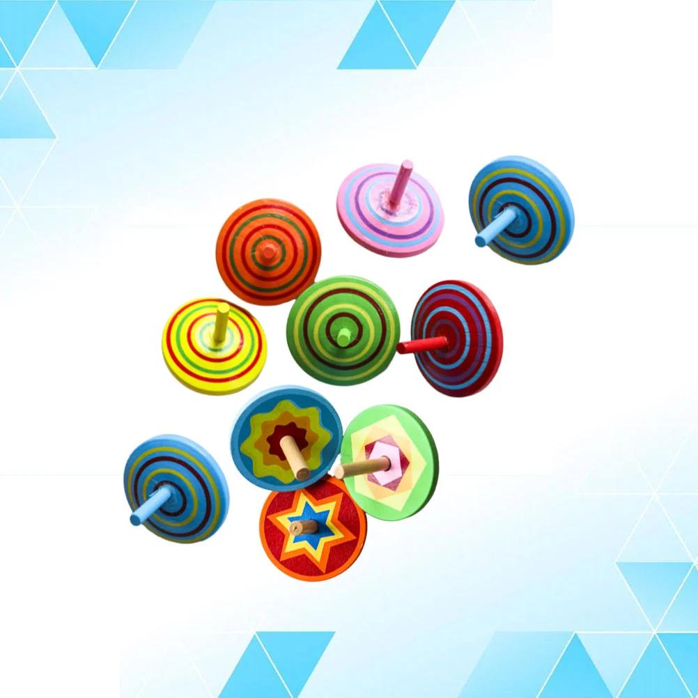 

Woodenspinningkidsforpeg Game Gyroscopes Party Painted Suction Colorful Gyroscope Bags Wood Babies Cup Baby 3 Toddlers Water