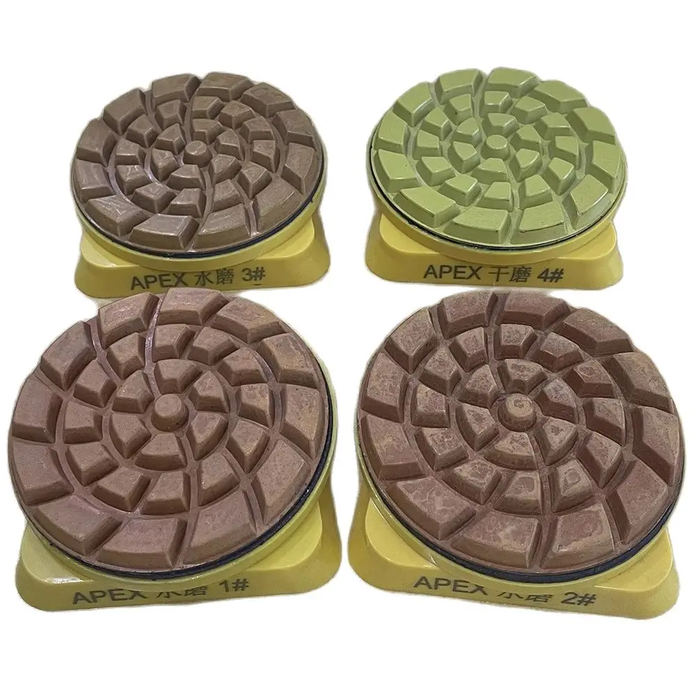 Шлифовальный диск 4 дюйма 100 мм шага влажная алмазная полировальная накладка