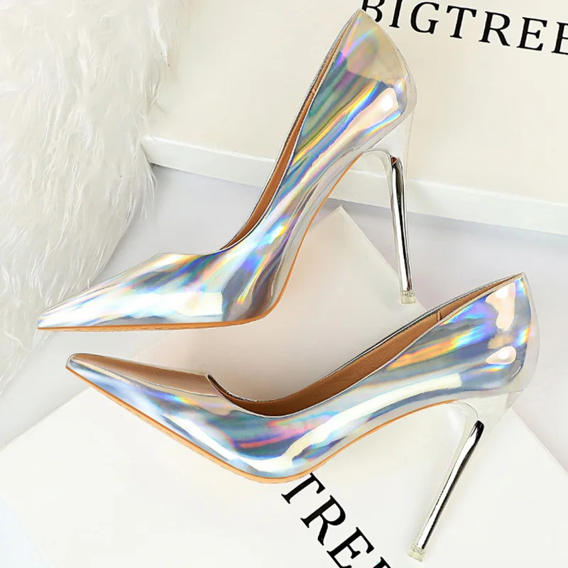 

Женские туфли-лодочки на шпильке 2023 см, зеленые, синие, золотые туфли-лодочки на высоком каблуке-шпильке для невесты, обувь для офиса, 10,5