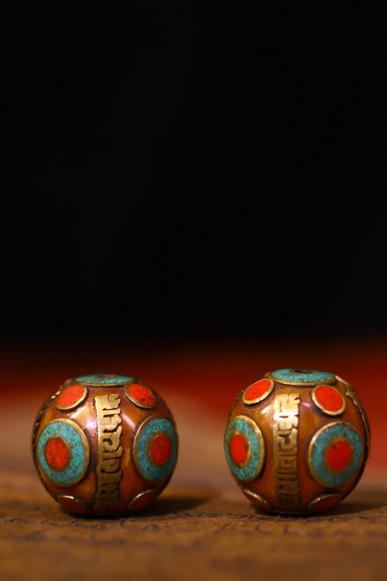 Коллекция тибетских храмов 1 дюйм старое тибетское серебро мозаика из пчелиного