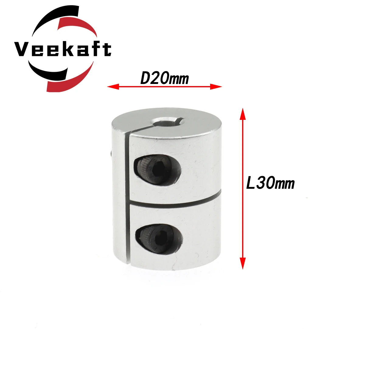 

Жесткий Вал, детали для 3D-принтера 3/4/5/6/6.35/8/10 D20L30 для Creality Cr10