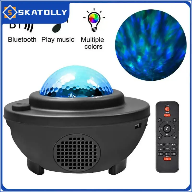 

Colorful Starry Sky Projector Light Sky Galaxy USB Voice Control Music Player LED Night Light Romantic Lamp For Party