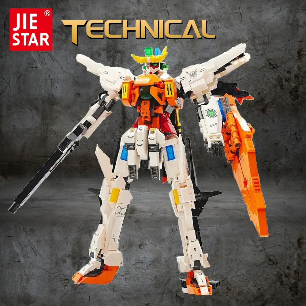 

58030 Jiestar Ideas Moc Kyriosgn-003 Mecha Gundam роботы деформируемые роботы кирпичная модель из фильма строительные блоки игрушки подарок 1057 шт.