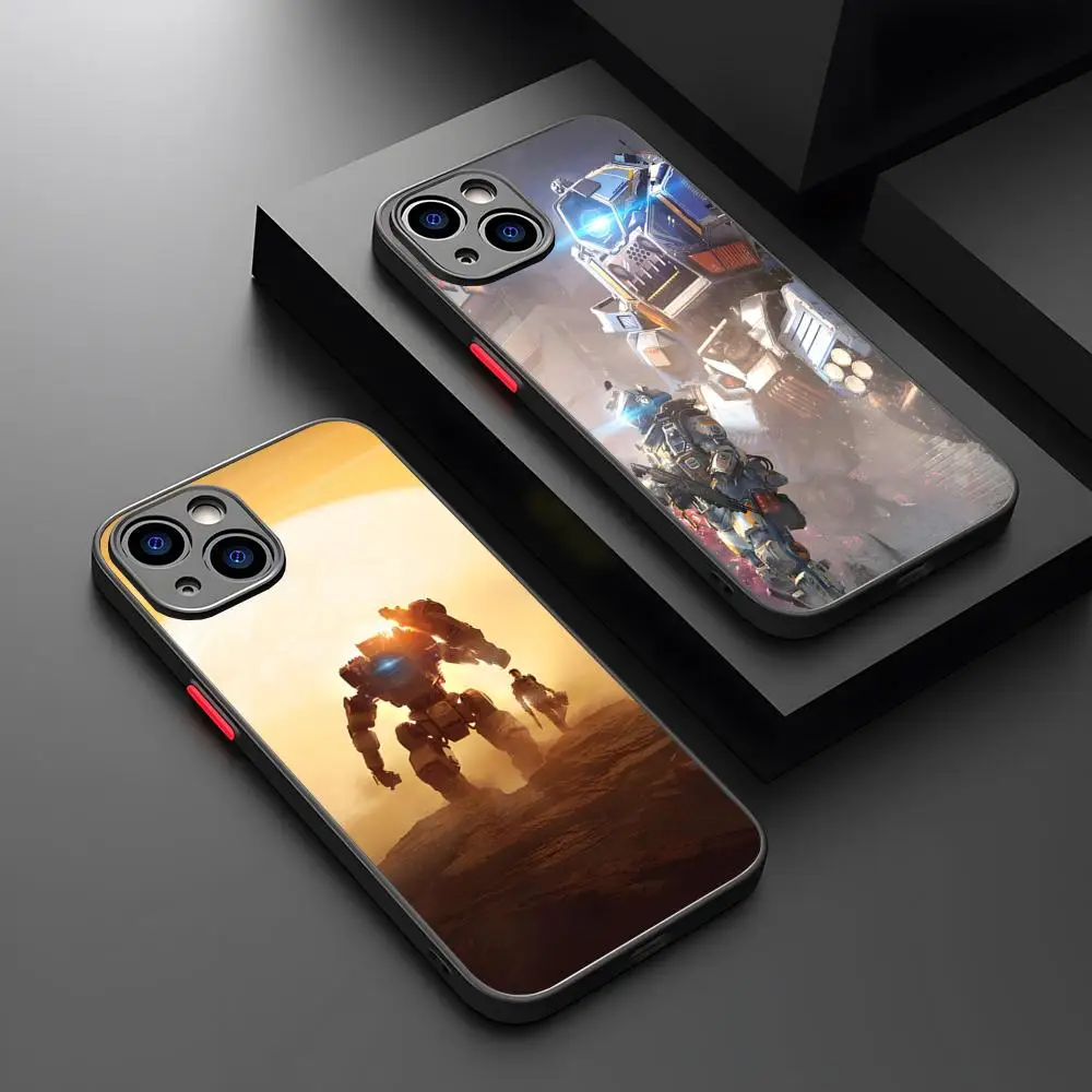 Чехол для телефона Game Titanfall 2 Матовый Прозрачный чехол IPhone 16 15 12 11 13 Pro Max X XR 8 Plus