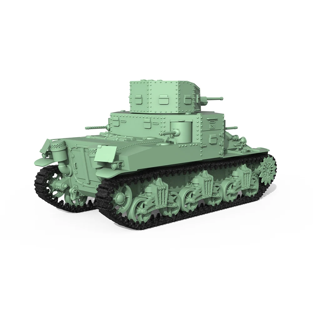 SSMODLE 48525 1/48 3D печатная модель смолы Армия США M2A1 Ли средний танк