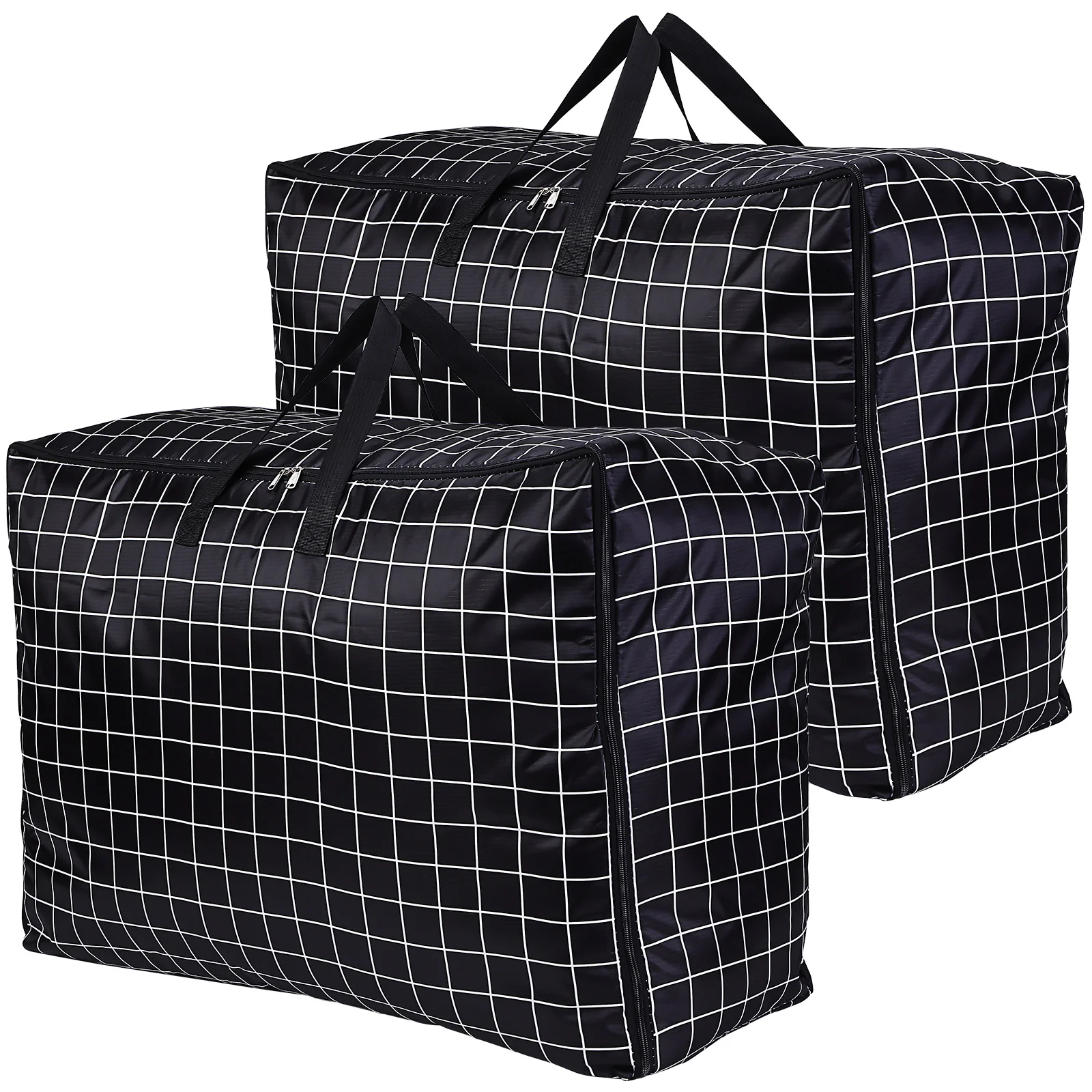 

2 Pcs Quilts Bag Heavy Duty Storage Bags Moving Crate Duvet Bedding For Clothes Large With Handles
