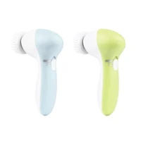 hot sale 5 in 1 set electric wash face machine facial cleanser pore cleaner face cleaning mini skin beauty massager brush