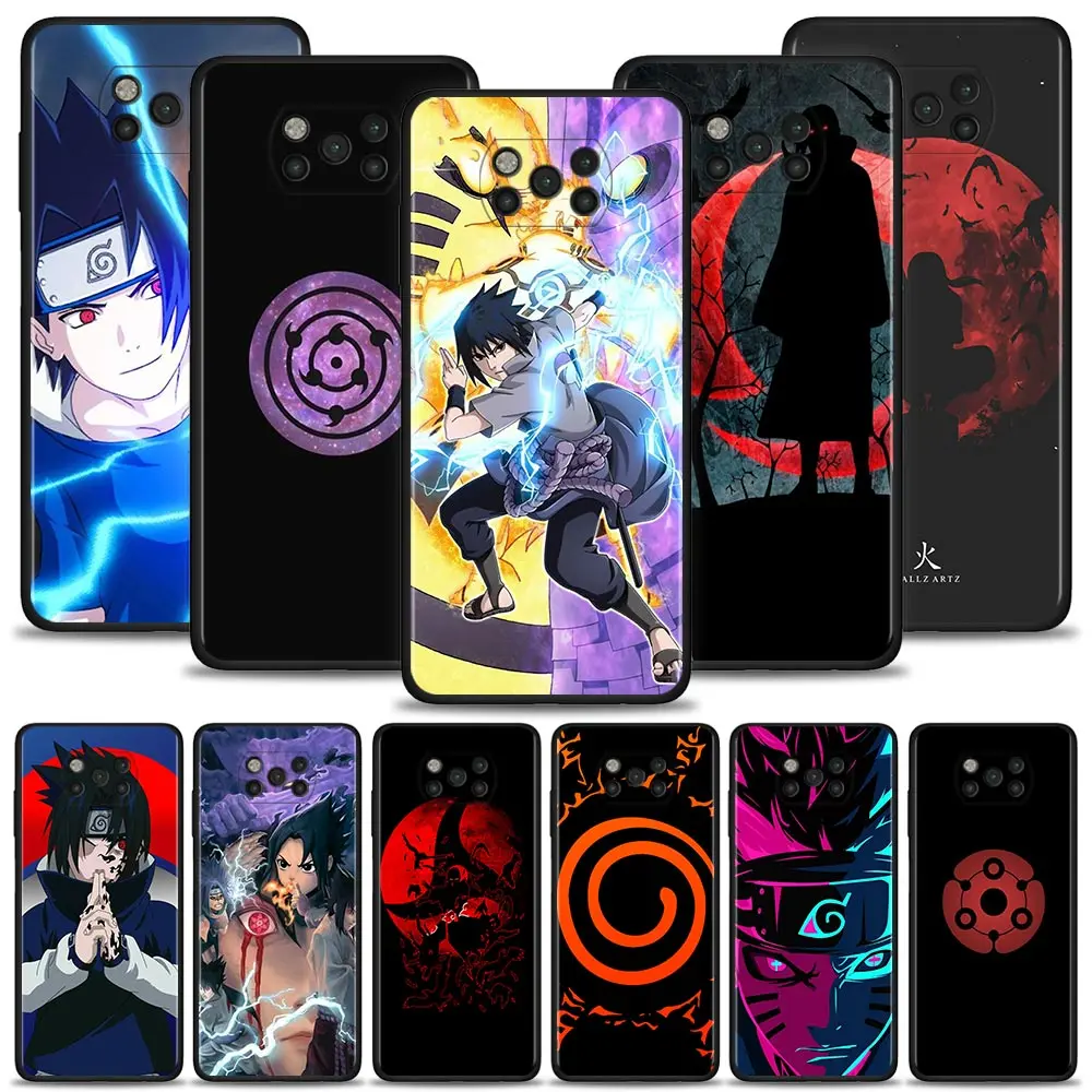 

Phone Case For Xiaomi 11T 12 10T Pro 11 Lite 9T Note 10 Poco X3 GT X4 NFC M3 M4 Pro F3 Cover sasuke naruto ultimate ninja storm