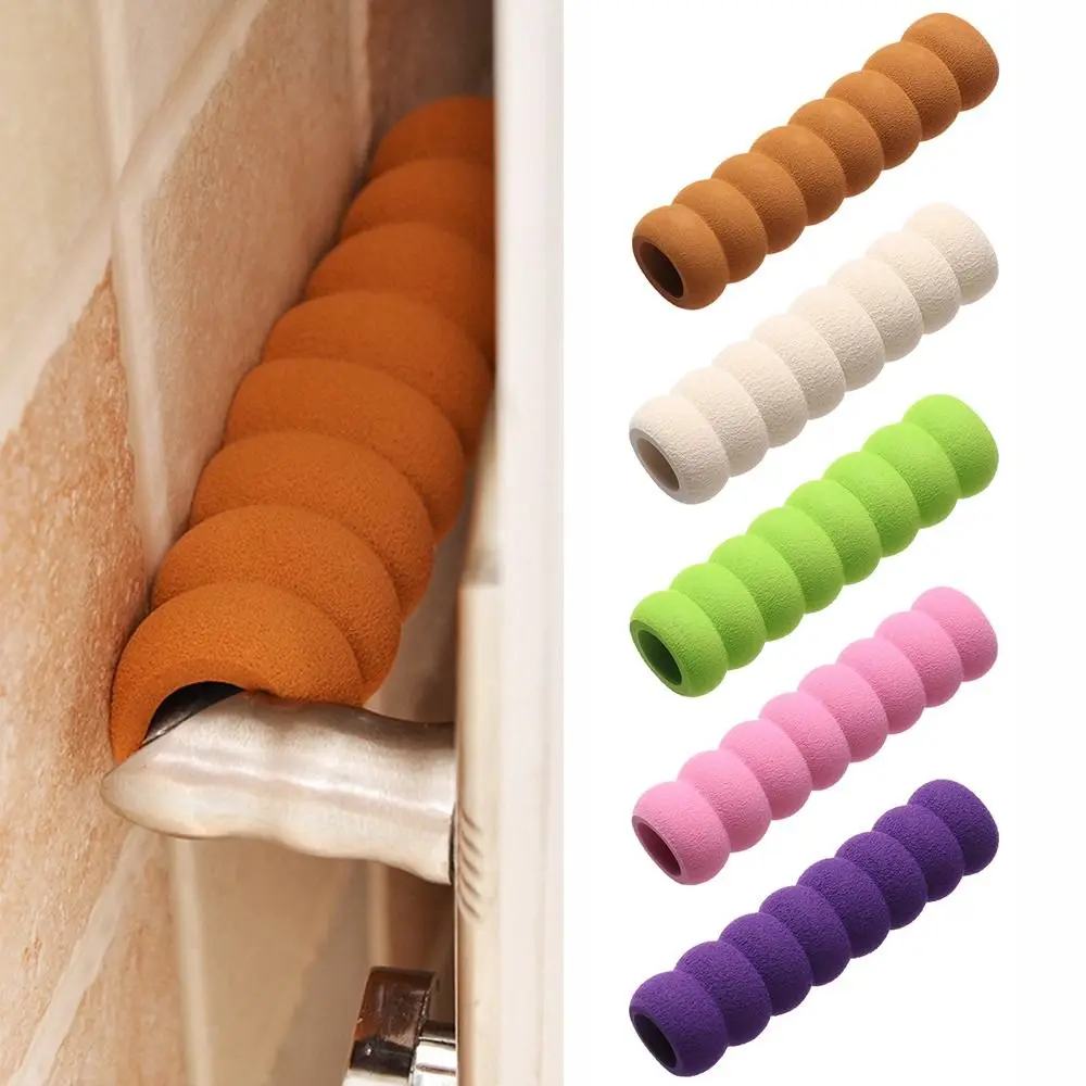 

EVA Door Knob Cover Colorful Spiral Door Handle Stopper Doorknob Guard Office