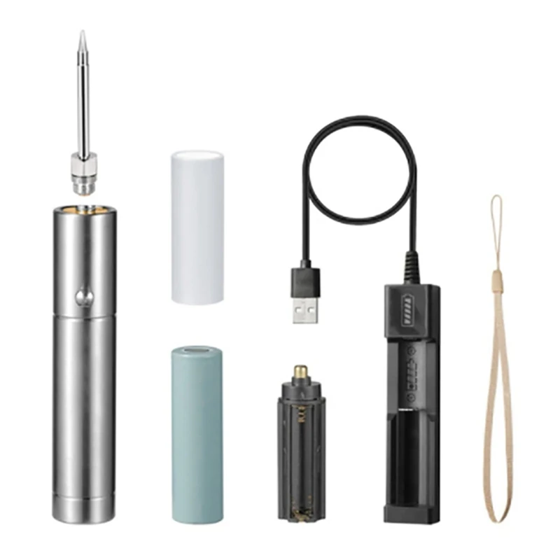 

Wireless Soldering Iron 510 Interface Soldering Iron Head USB Portable Charging Soldering Iron Power Supply