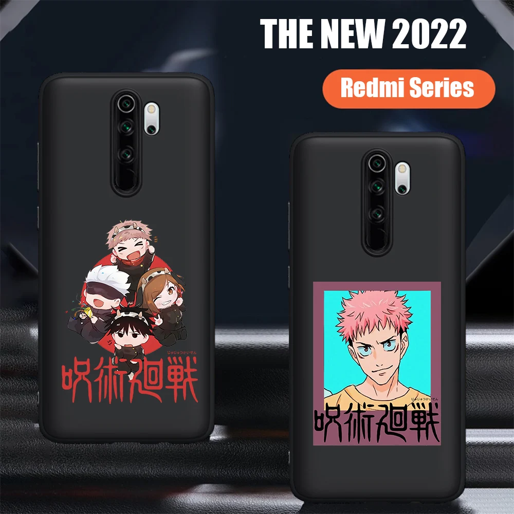 

Cartoon cute Anime Jujutsu Kaisen Silicone for Xiaomi Mi 9T Redmi Note 5 6 7 8 8T 9 9S 10 10Pro K20 K30 9T Pro Phone Case Funda