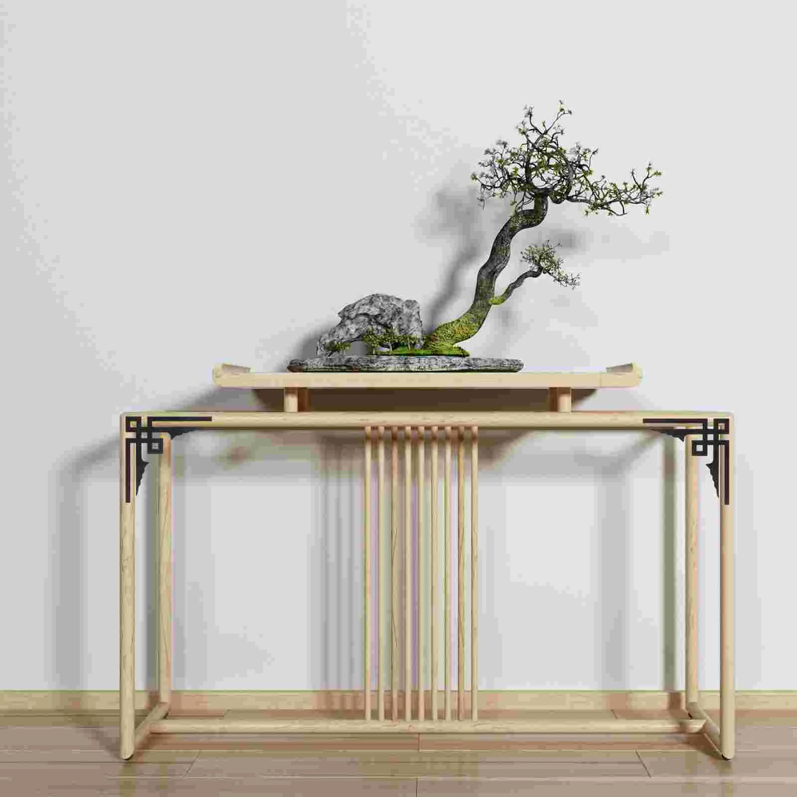 

4 Pcs Closet Bathroom Decorations Mirror Wallpaper Border Acrylic Corner Sticker