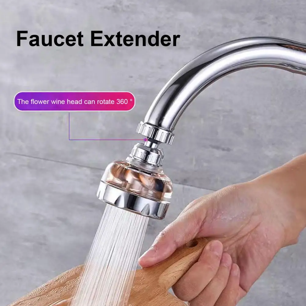 

Tap Nozzle Flexible Easy Installation Water Saving Anti-splash Faucet Nozzle Faucet Extender Kitchen Supplies