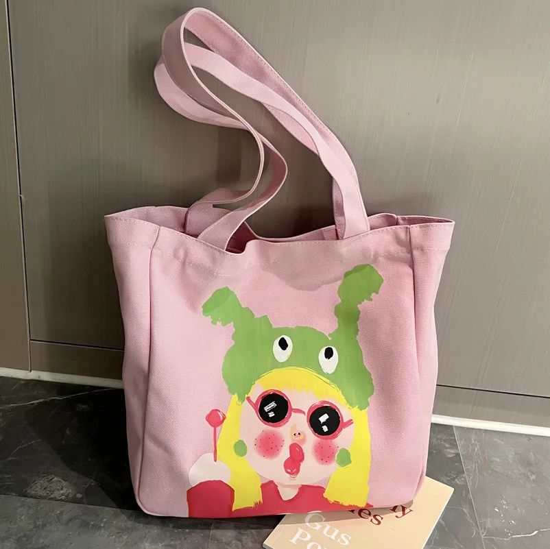 

High Capacity Women's Tote bag 2022 Trend Canvas Handbags Purse Luxury Designer Shoulder Bags Ins Chic Ladies Shopper Bags Sac