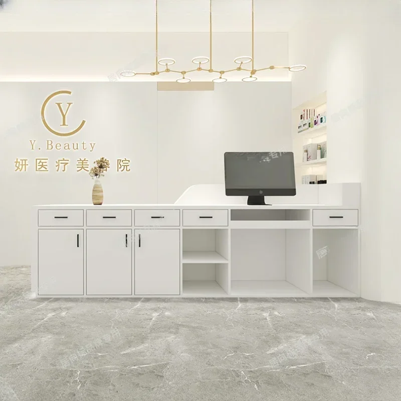 Counter Cash Register Atril Hallway Table Office Chairs Bellezza Reception Business Desks Folding Wall Customer Center Salon