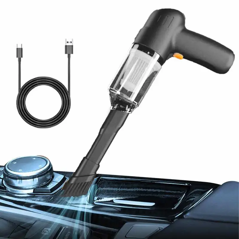 Handheld Vacuum 9000pa High Power Portable Car Vacuum Portable Vacuum With Large-Capacity Battery Handy Handheld Vac For Pianos