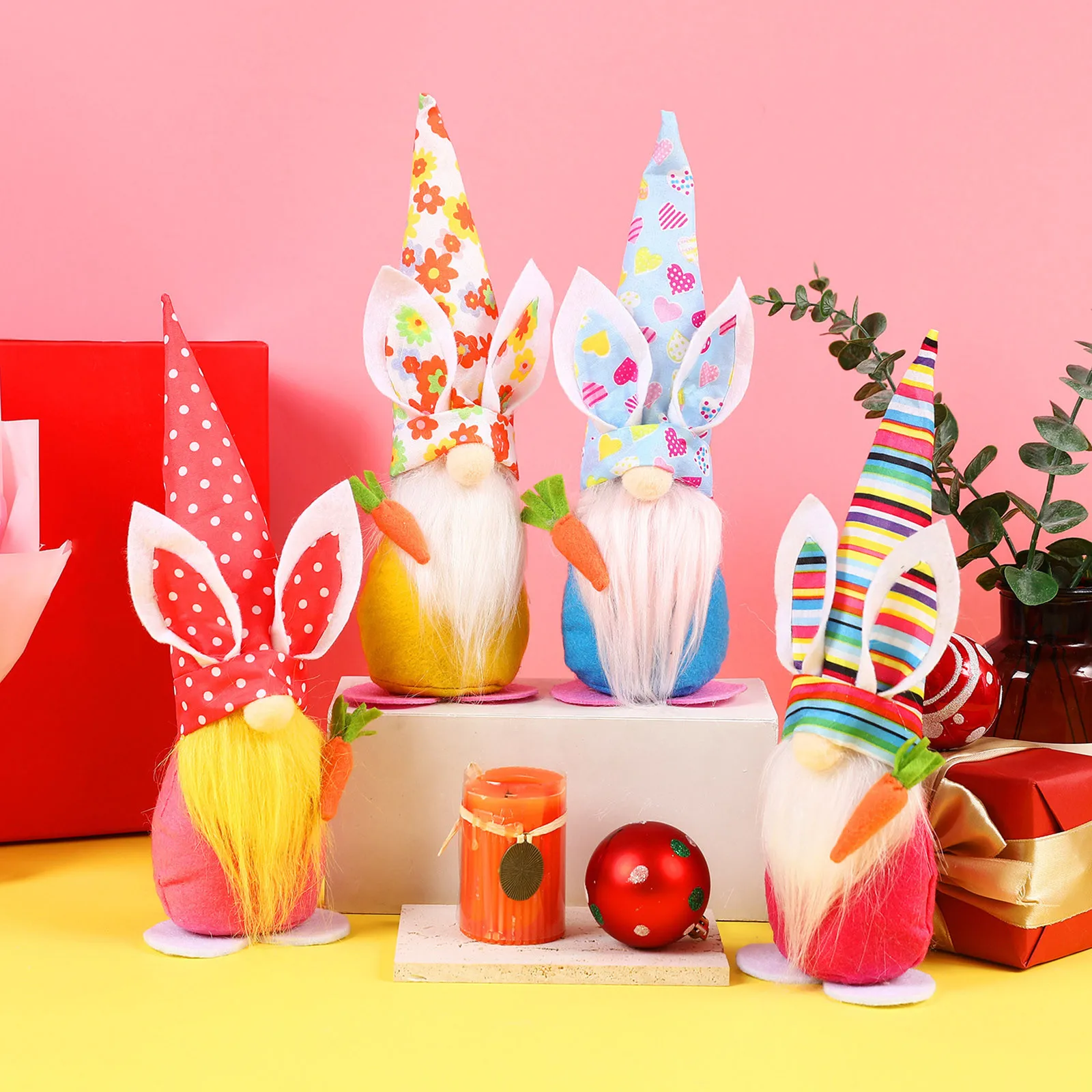 

Children'S Toys Easter Faceless Doll Decorations Room Desktop Decoration Standing Post Handmade Home decoration To Add Festival