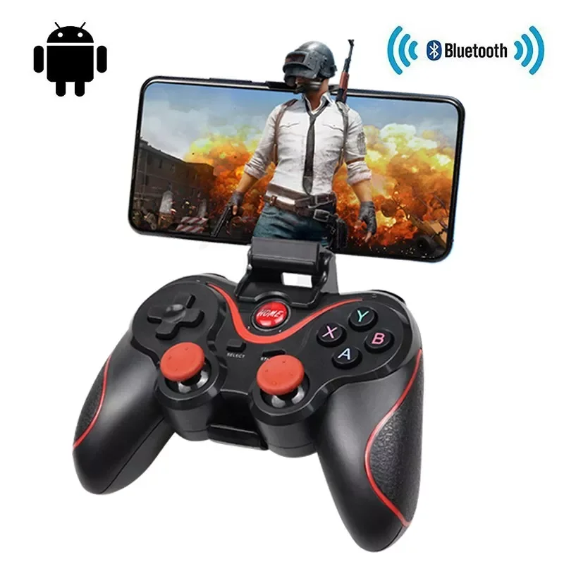 

Wireless PC Game Controller Terios T3/X3 For PS3/Android Gamepad For Smartphone Tablet With TV Box Remote Support Bluetooth3.0