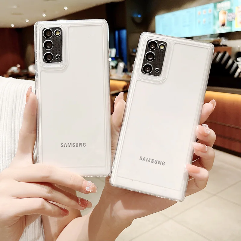 

S23 Ultra Cases Soft Clear Shockproof Case For Samsung Galaxy S22 Plus S20 S21 FE S23 Note 20 10pro M23 M53 M33 M51 M31S Cover