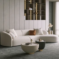 soft round modern couch simple sofa minimalist special shaped cashmere white sofa designs