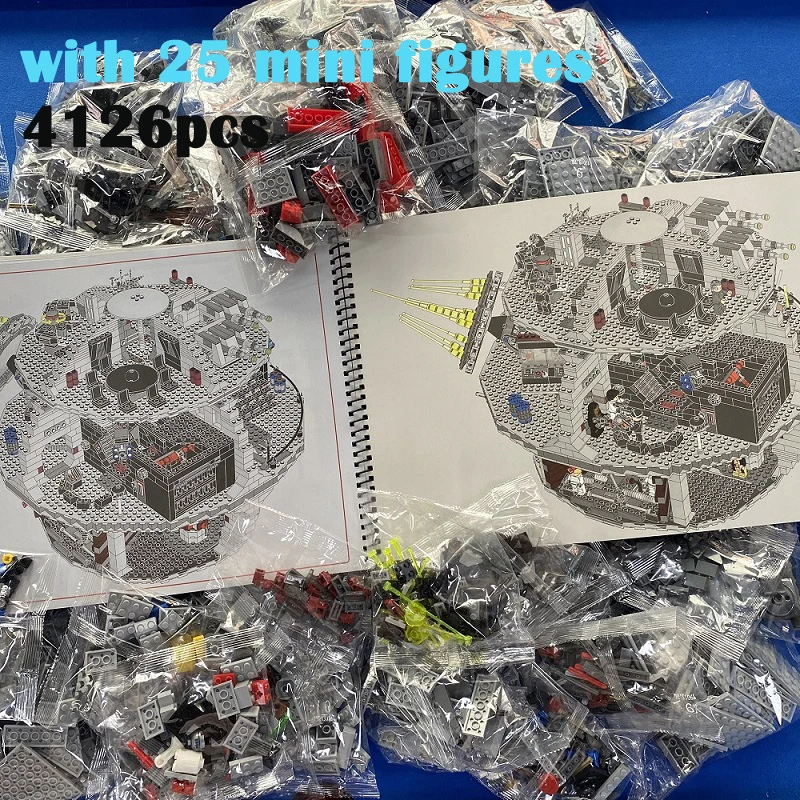 Совместимая 75159 DS-1 платформа идеальное оружие строительные блоки кирпичи боевая
