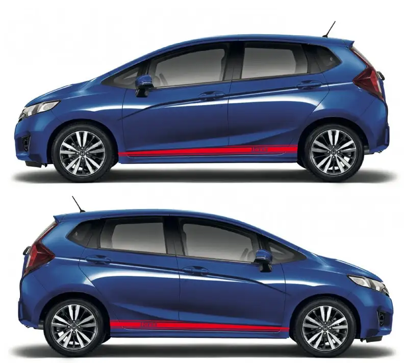 

Side Door Stripe Custom kit Stickers Set Kit Compatible with Honda Jazz