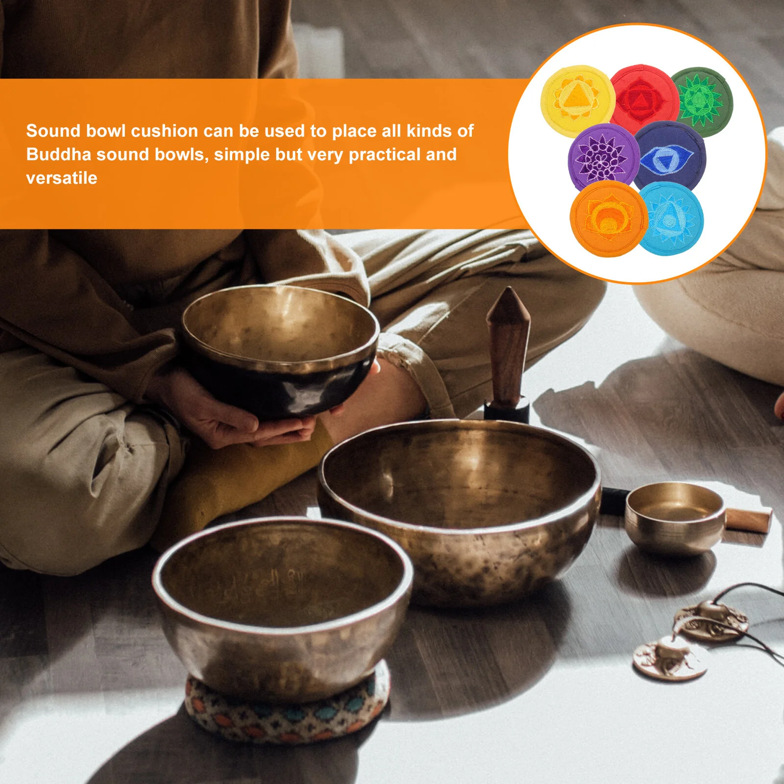 

7-дюймовый Тибетский коврик для молитвы