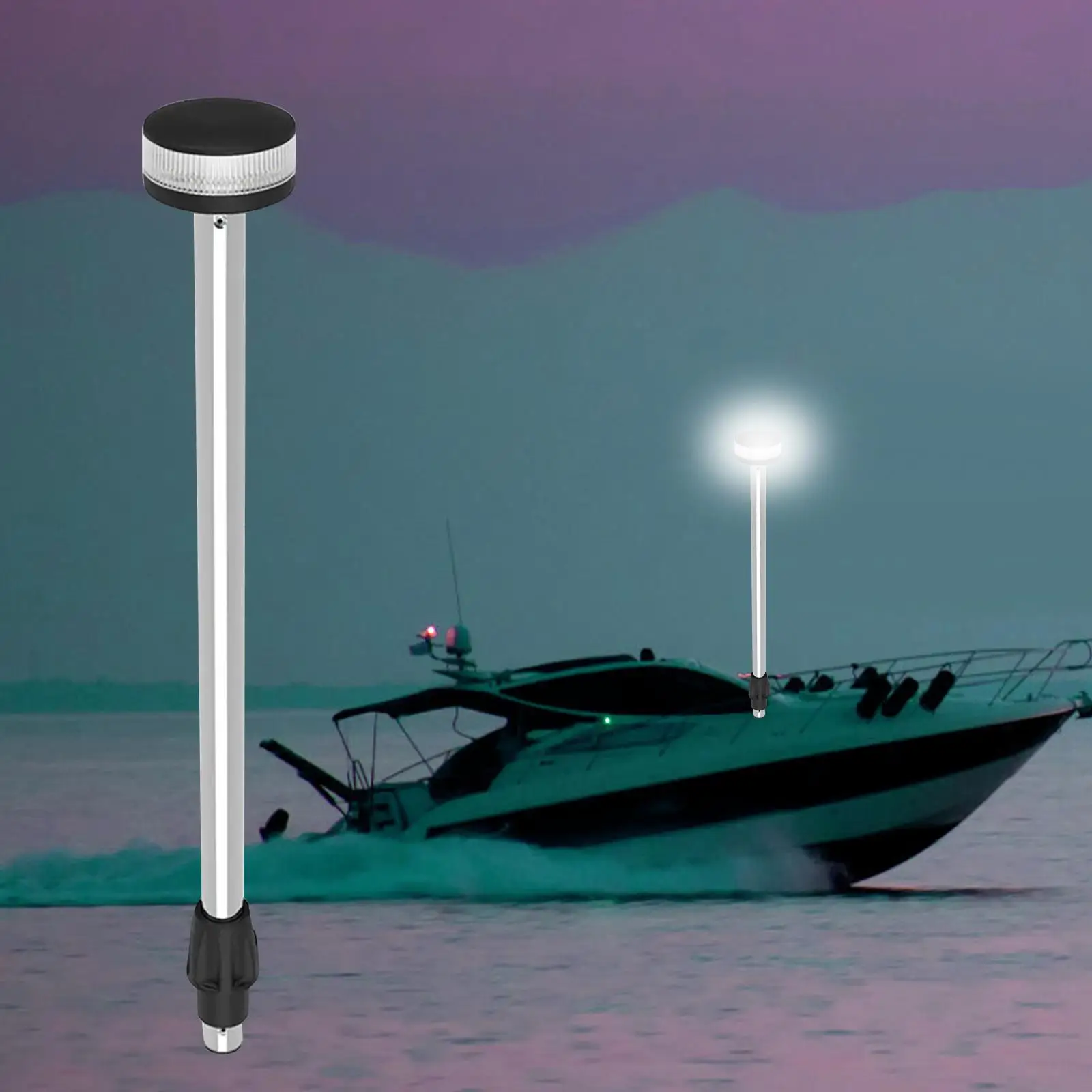 All Round Stern Navigation Anchor lamp 360 degree Pole Light for Pontoon Boat