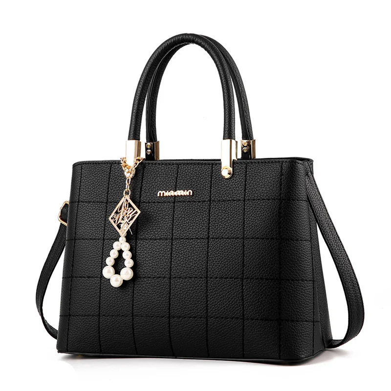

New embroidered thread handbag women's bag single shoulder diagonal bag middle-aged and elderly mother fashion bag