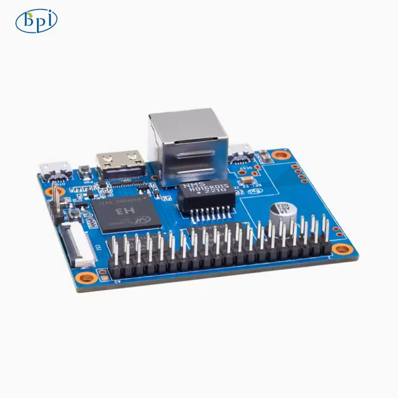 Banana Pi BPI-P2 Zero Allwinner H3 Quad-core Cortex-A7 512M DDR3 8G eMMC поддержка сетевого питания PoE