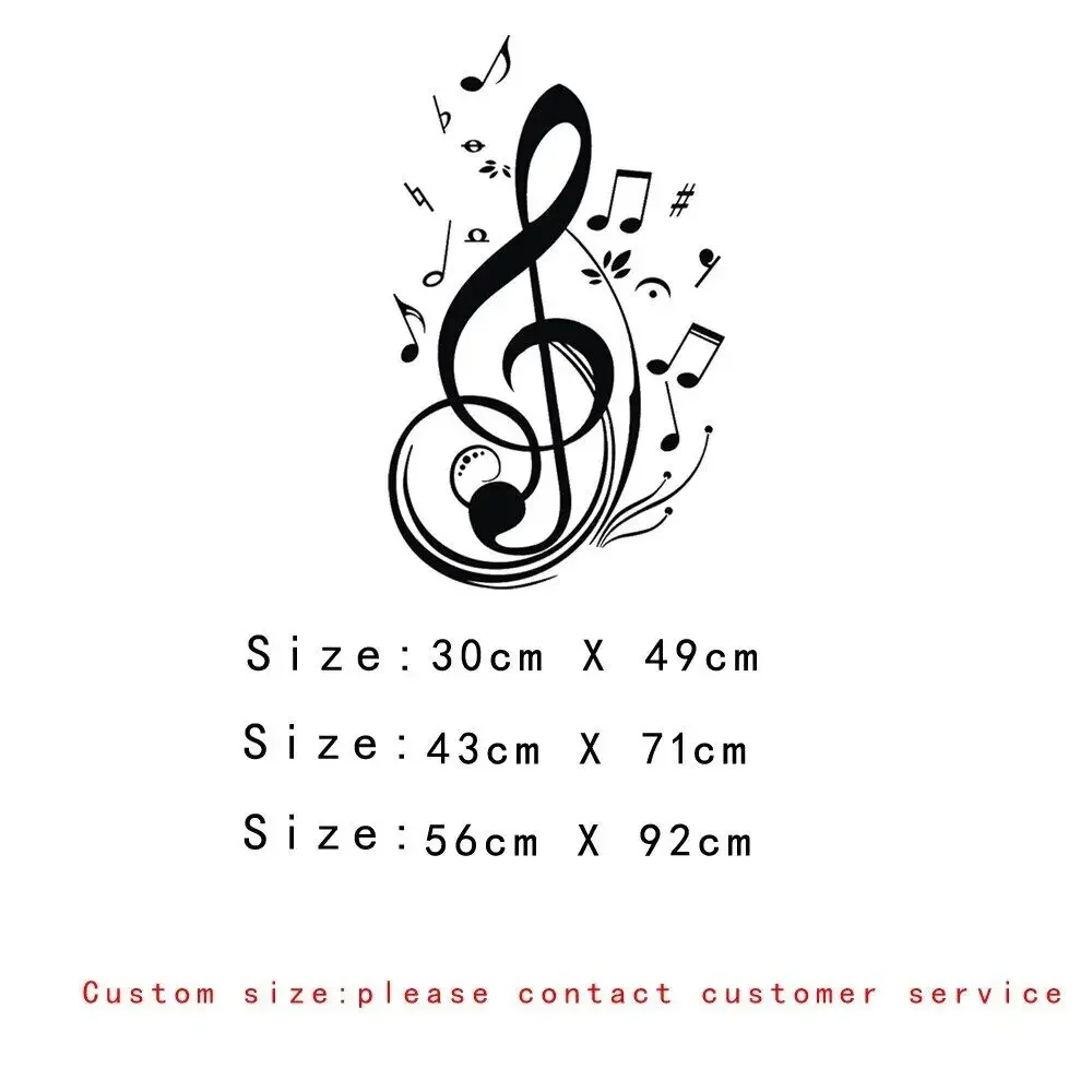 Съемные детские наклейки на стену музыкальные ноты декор для гостиной настенное