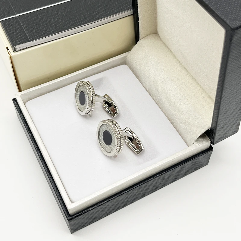 

LAN MB Cufflinks Designer French Shirt Cuff Links For Men Four Colors High Quality Gift M02