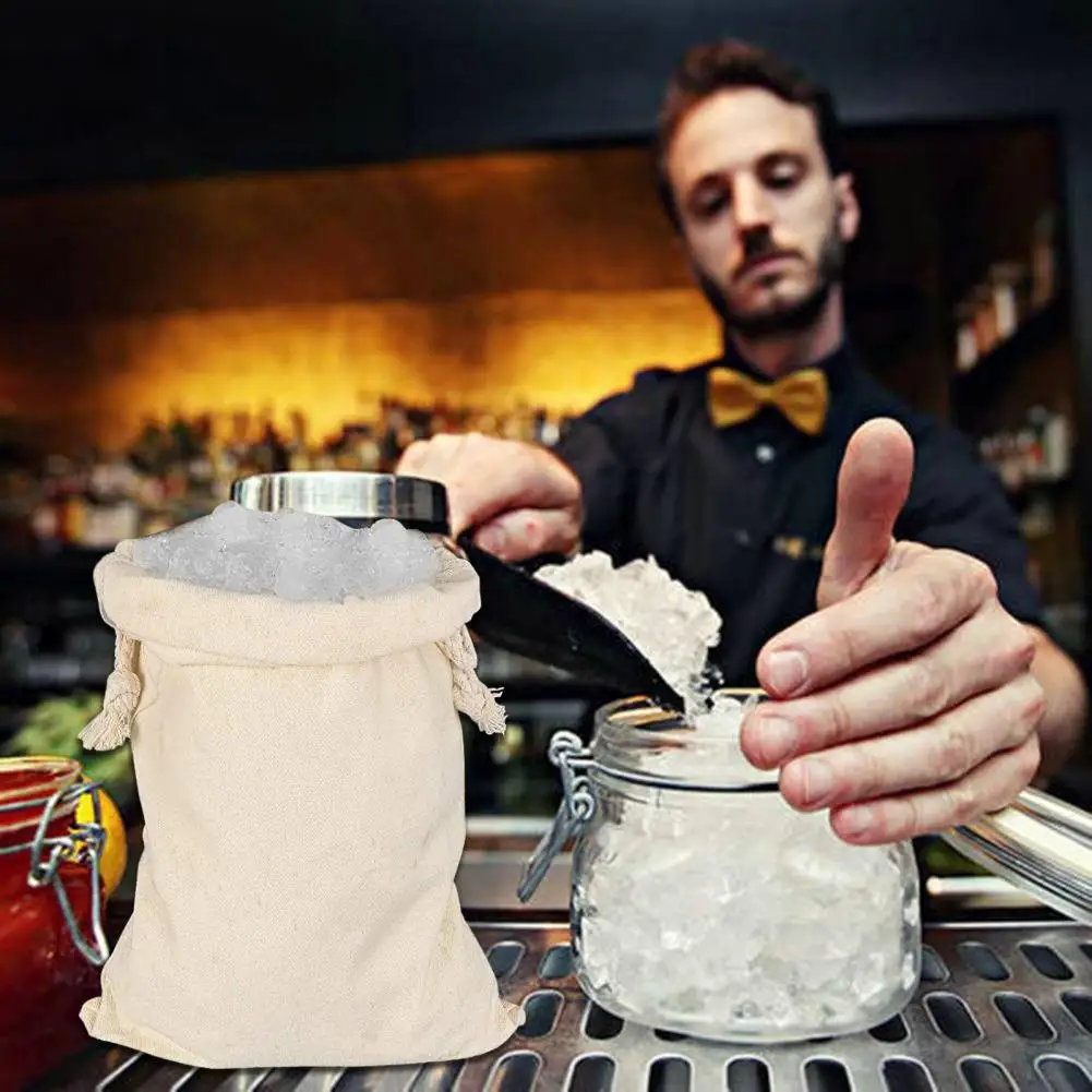 Сумка для хранения полезная детализированная сшивка мешок измельченного льда