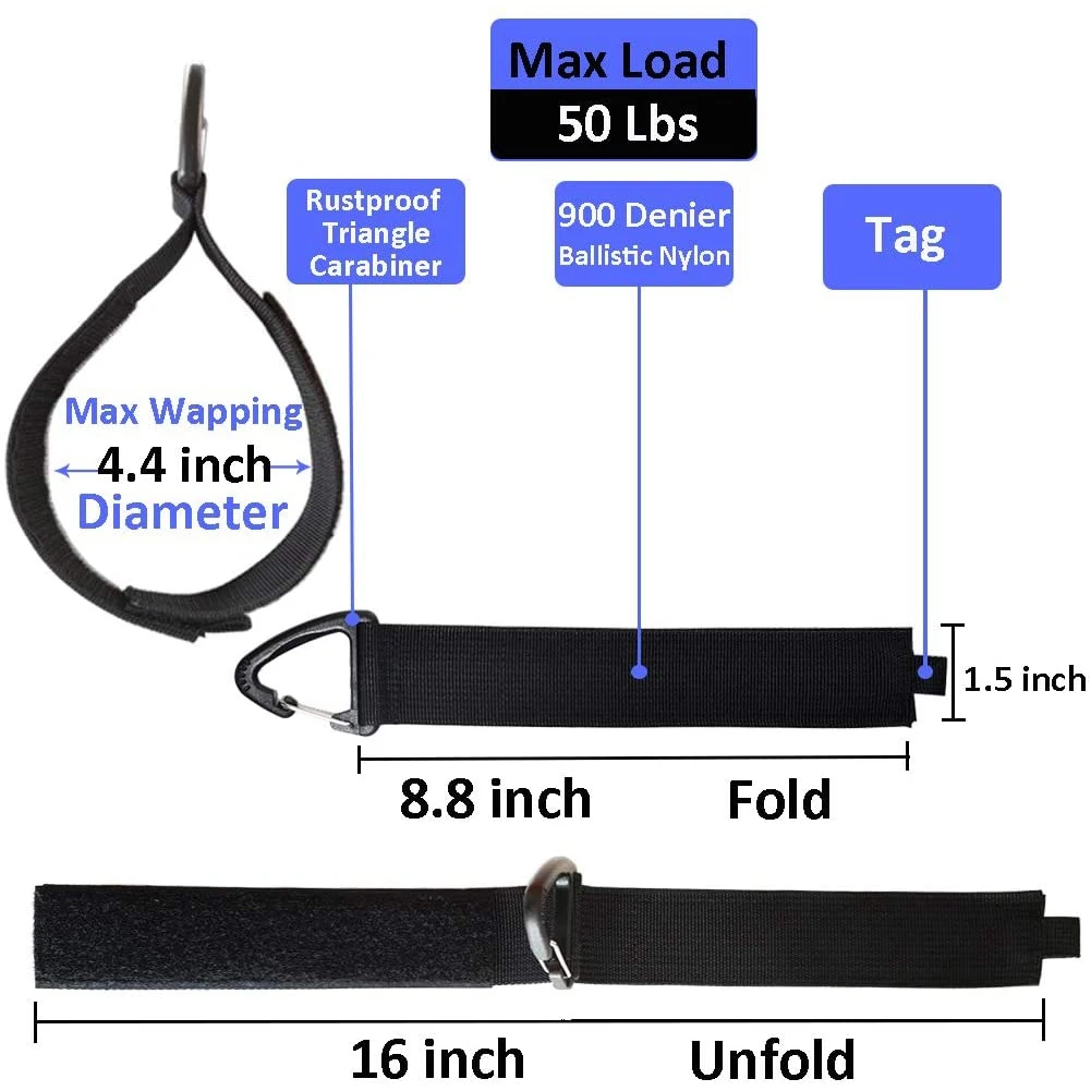 

8Pcs Extension Cord Holder Organizer, 16-Inch Hook and Loop Extension Cord Organizer Hanger with Buckle Bandage
