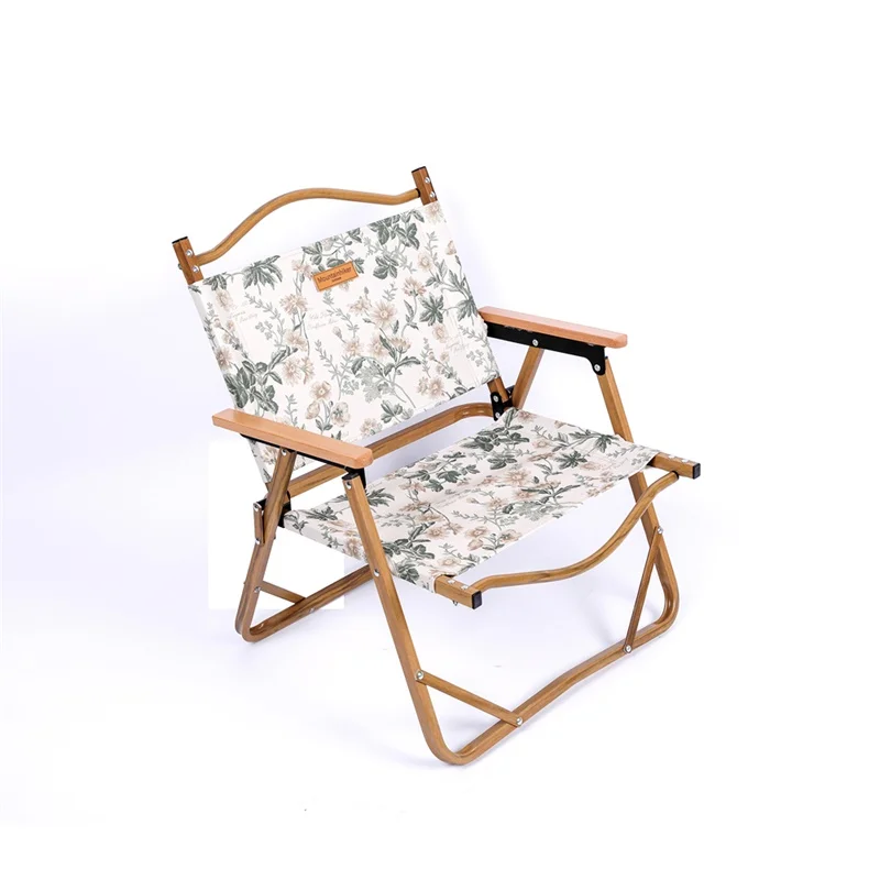

Folding Kermit Walnut Outdoor Chair Camp Chair